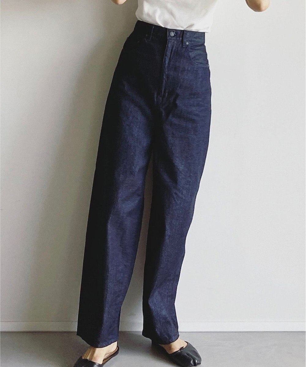 woadblue サルエル ブレットデニムパンツ リジッドブルー 