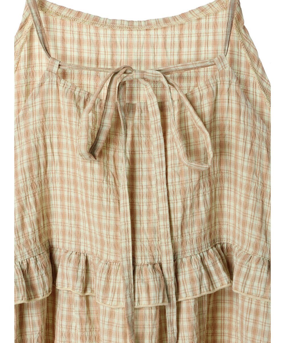 Green Parks ・Ｐｅｔｉｔ　Ｆｌｅｕｒ　チェックティアードキャミワンピ 