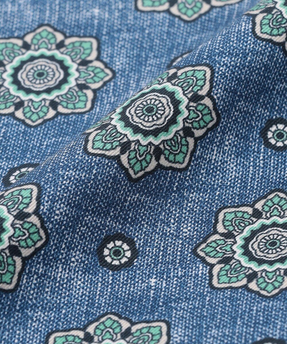 GOTAIRIKU 日本製【シルク100％】オリジナル柄チーフ 