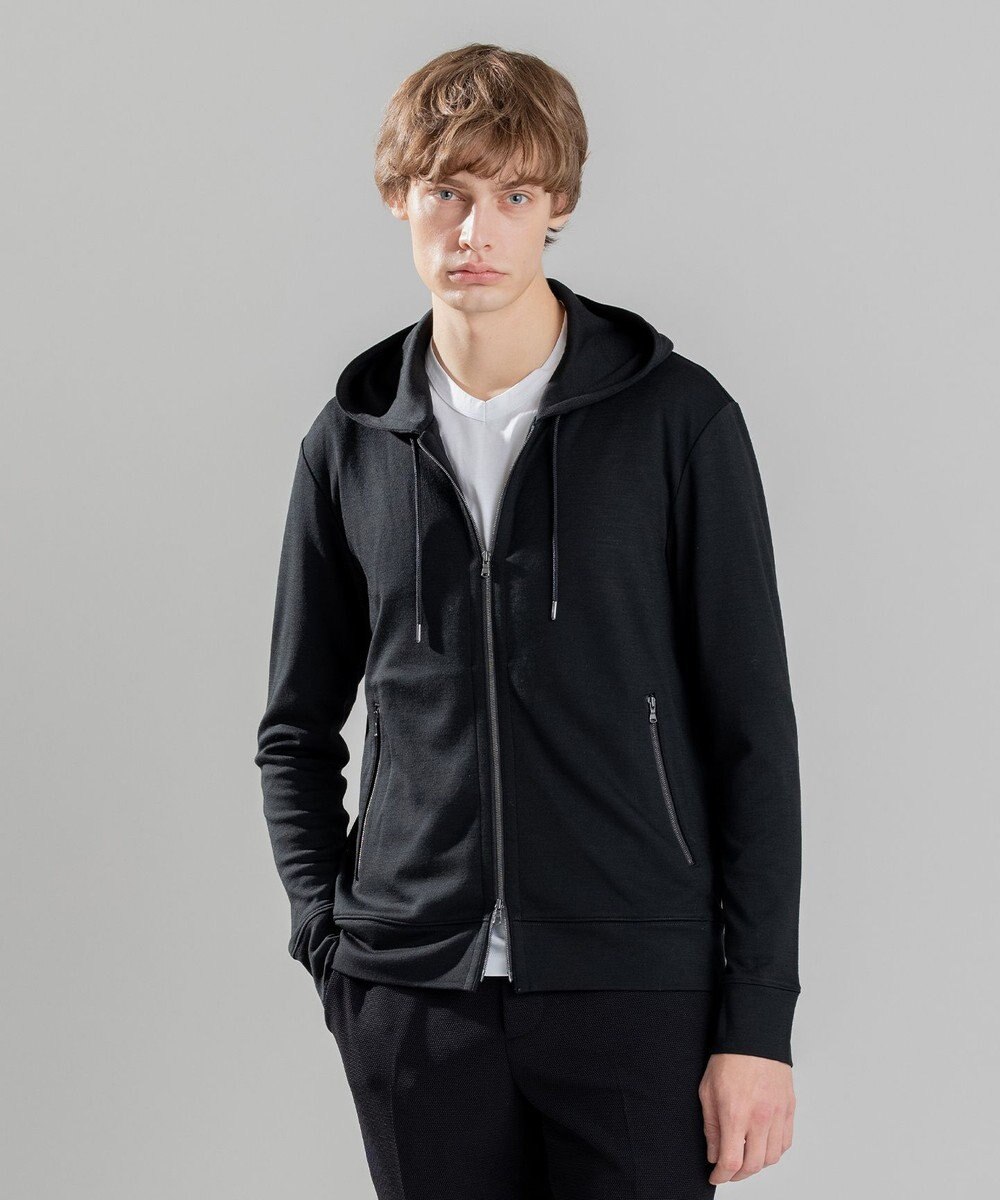 JOSEPH HOMME FINE WOOL PONTI HOODIE 