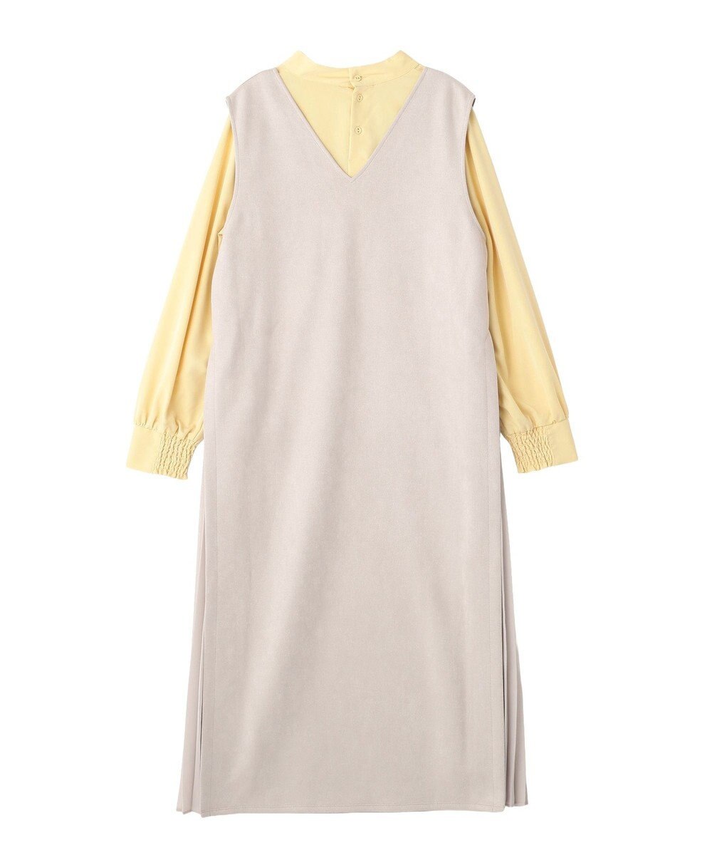 YECCA VECCA 【2点SET】ブラウスセットプリーツMIXジャンスカ 