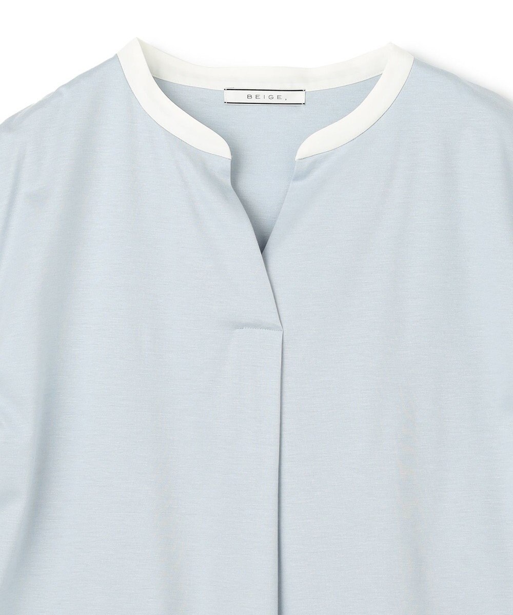 BEIGE， 【WEB限定】AUBIN / バイカラートップス 