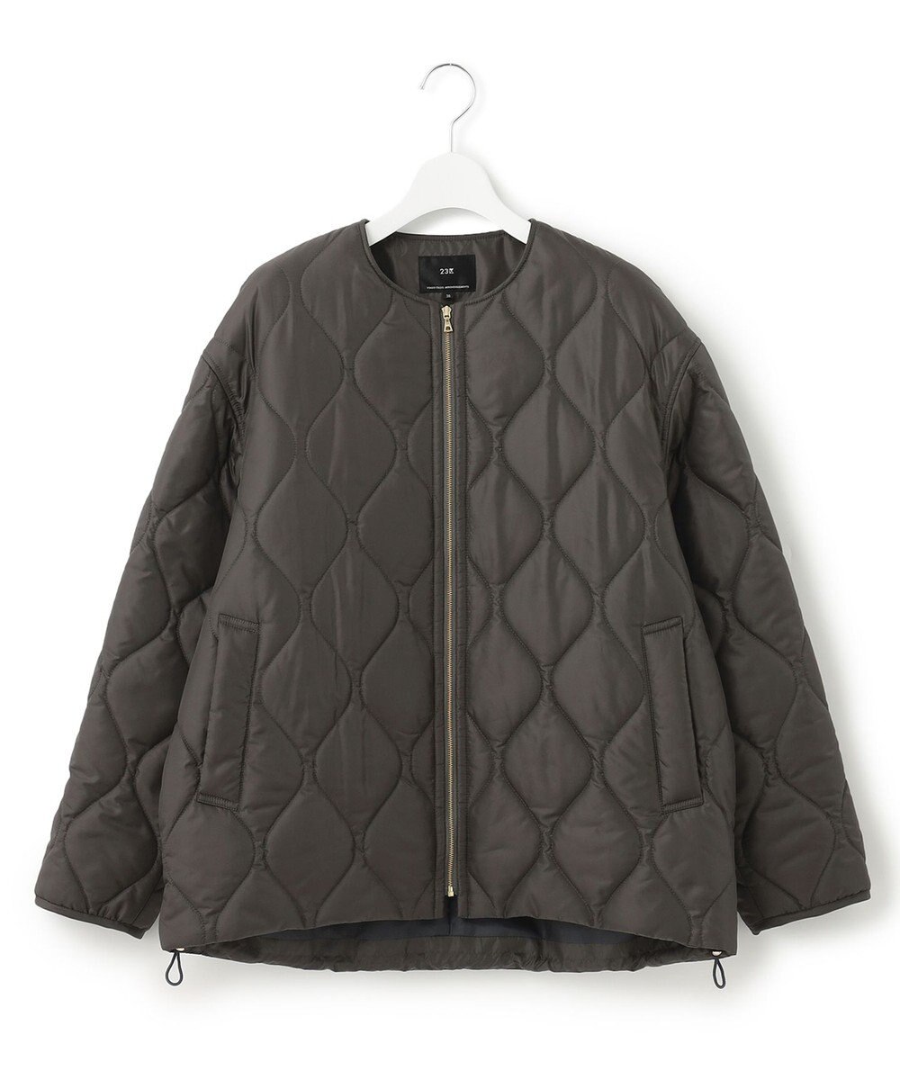 23区 L 【洗える】中綿キルティング ショート ブルゾン 