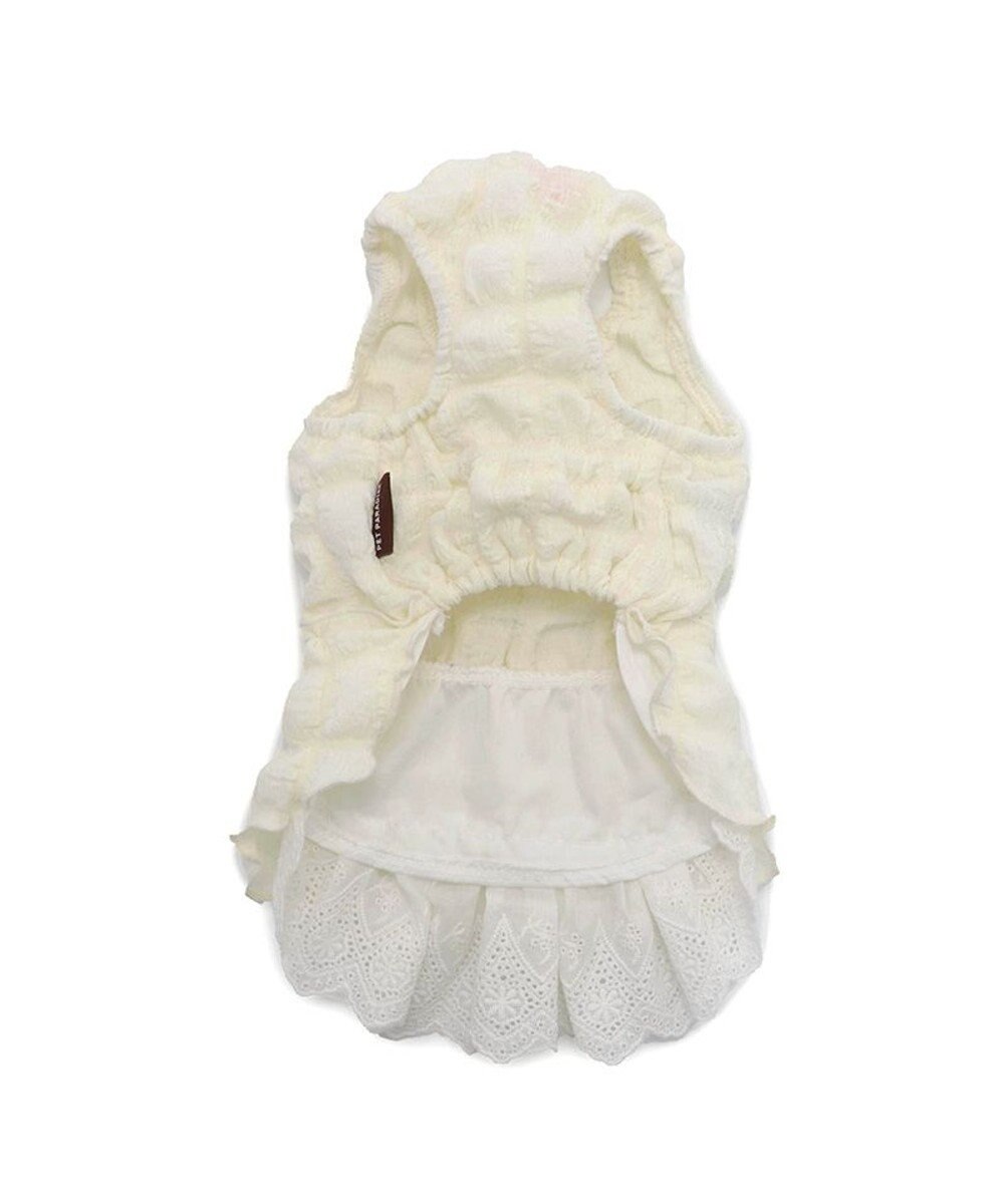 PET PARADISE ペットパラダイス ぽこぽこ ワンピース 《ホワイト》 小型犬 