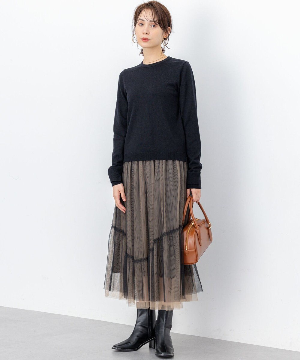 組曲 S ニューシックニットクルーネックプルオーバー 