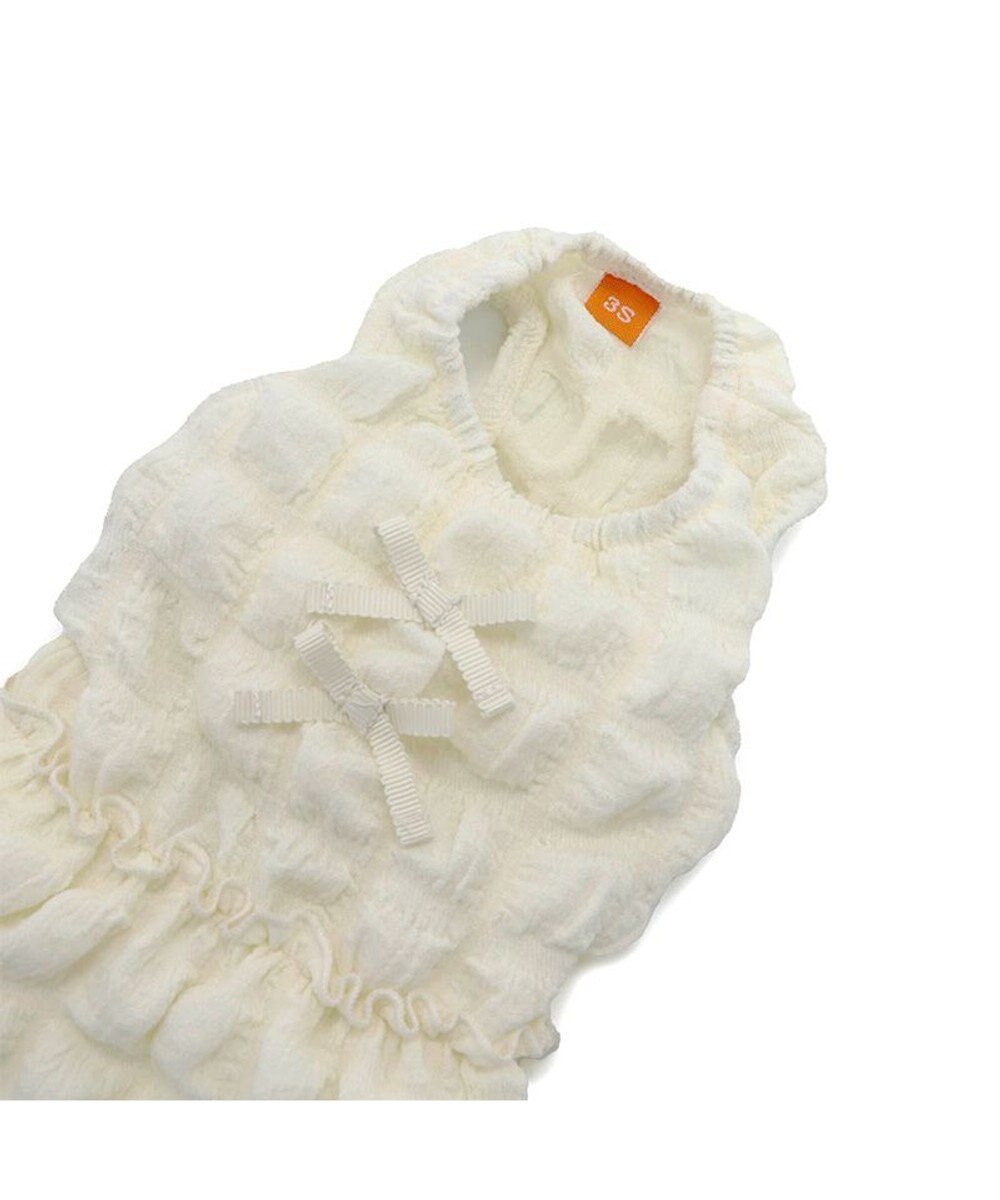 PET PARADISE ペットパラダイス ぽこぽこ ワンピース 《ホワイト》 小型犬 