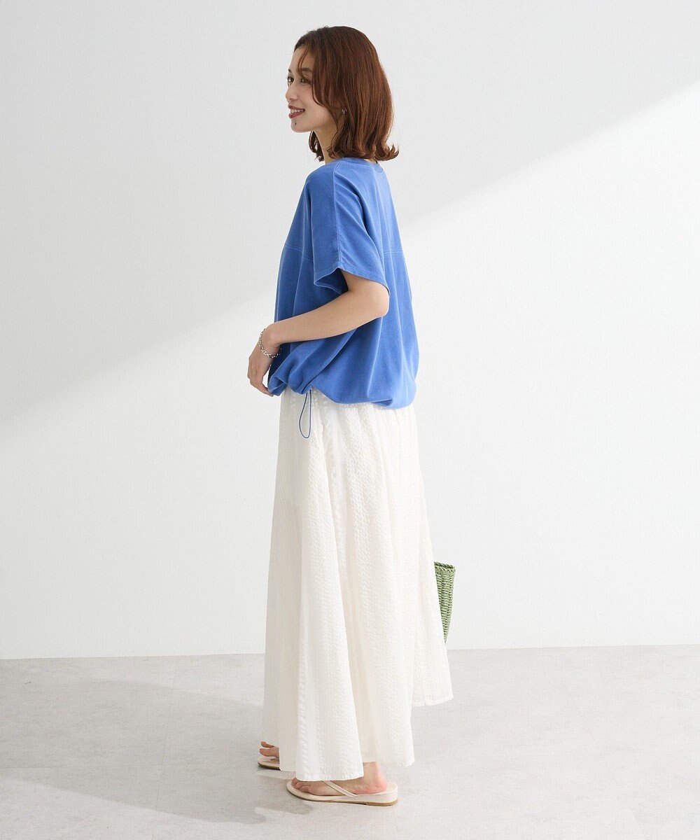 Green Parks Ｉ　シアーサッカーギャザースカート 