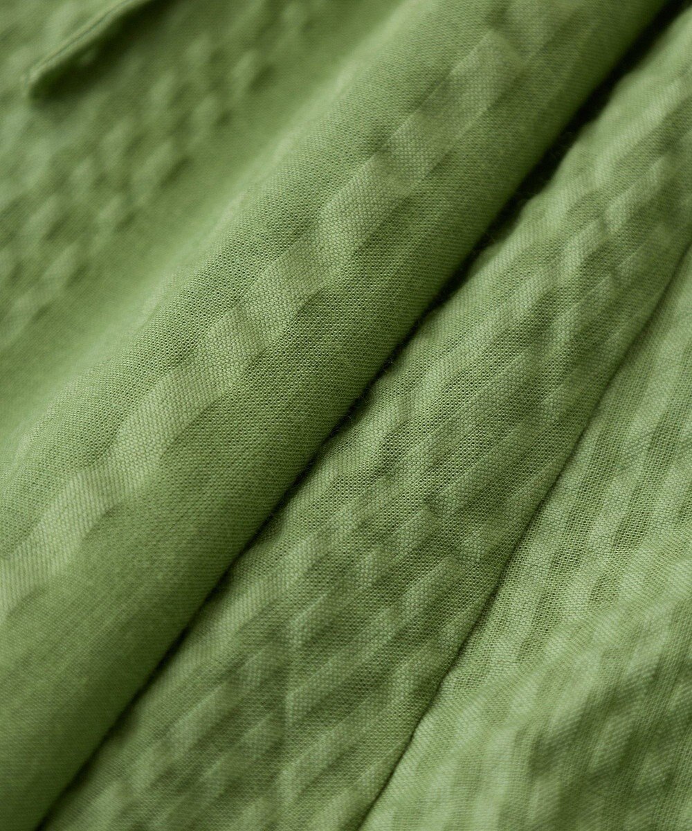 Green Parks Ｉ　シアーサッカーギャザースカート 