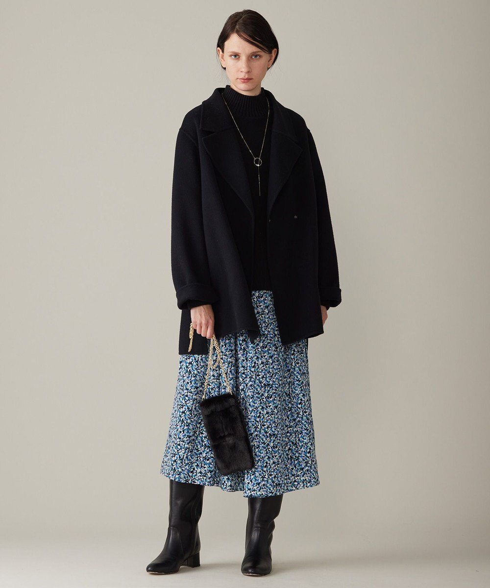 自由区 S ウールリバーショート コート 