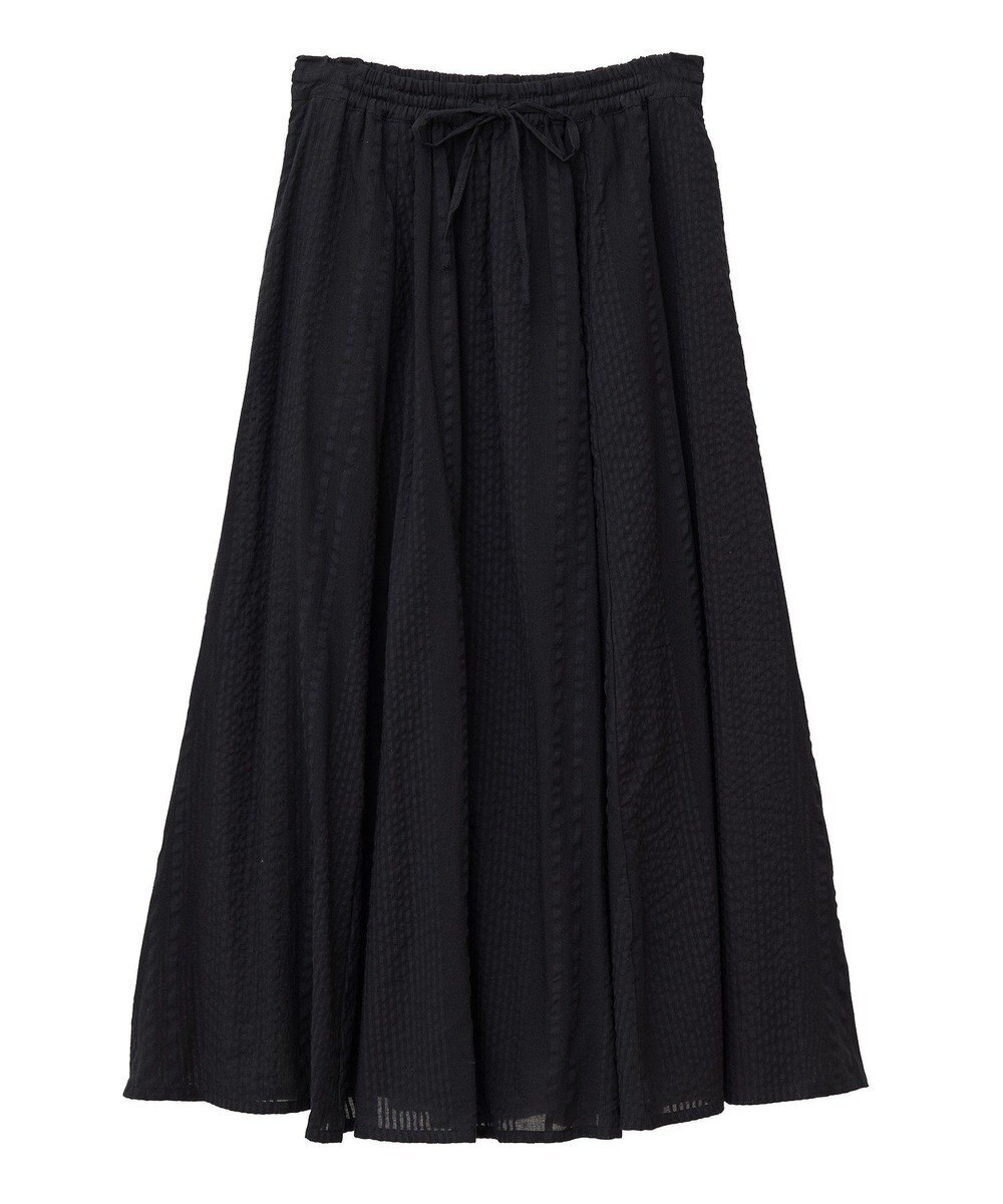 Green Parks Ｉ　シアーサッカーギャザースカート 