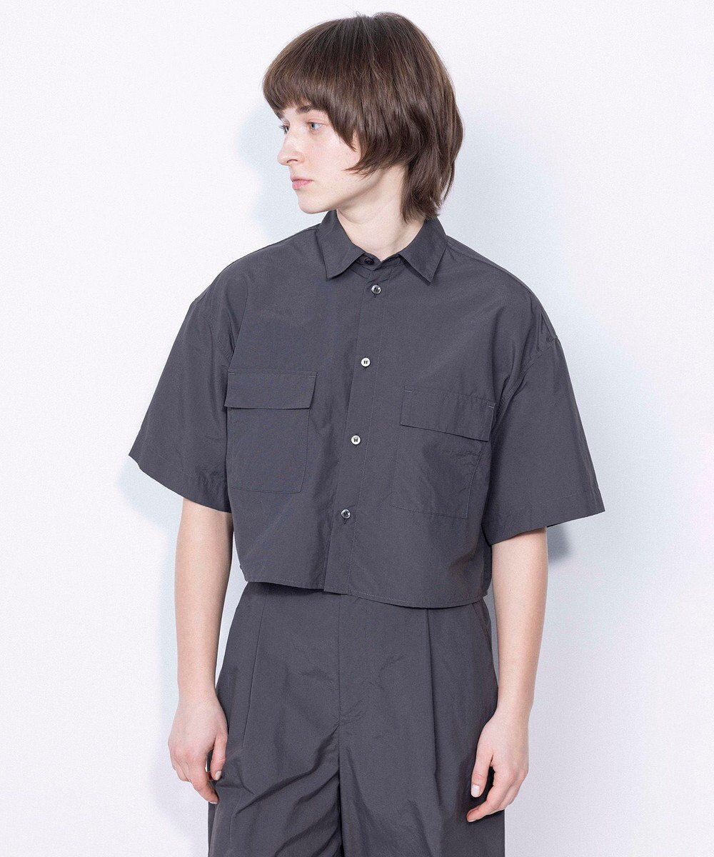 NAVE 【ReNAVE・洗える/撥水加工/接触冷感/UVケア/セットアップ】ナイロンタスラン シャツ 