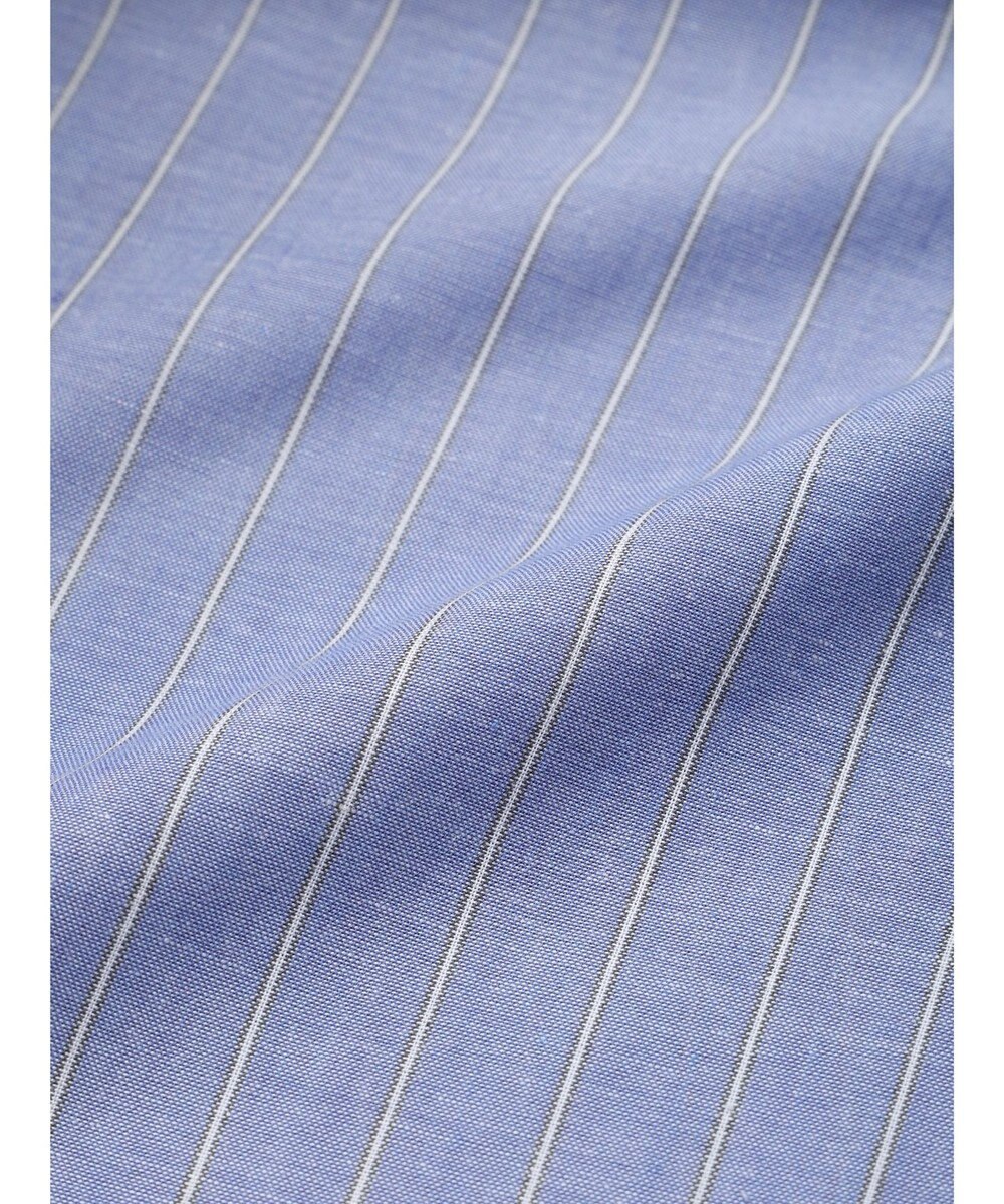 Green Parks 綿麻混スキッパーミニワンピース 