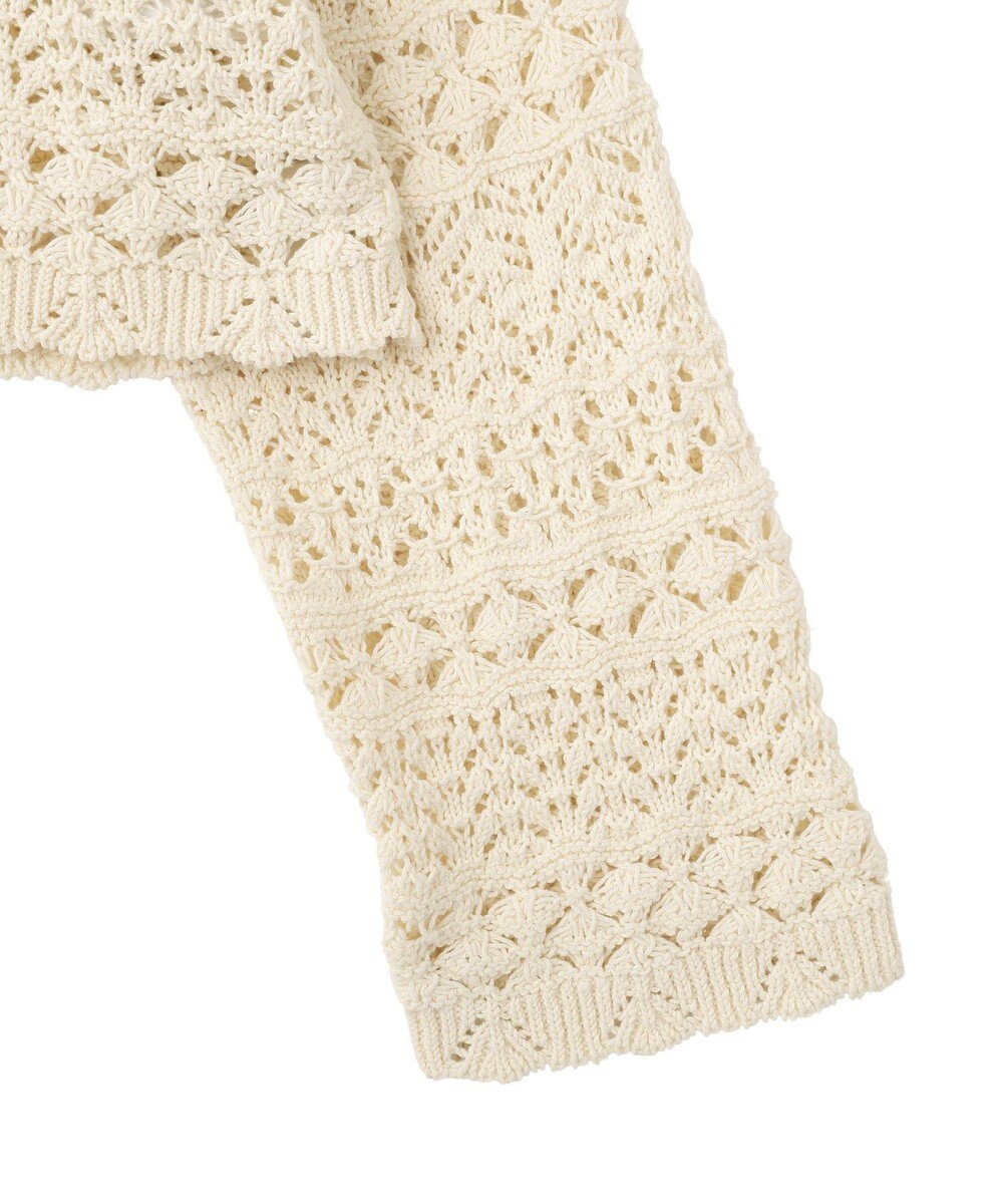 AMERICAN HOLIC 【前後2WAY】レース透かし編みニットカーディガン 