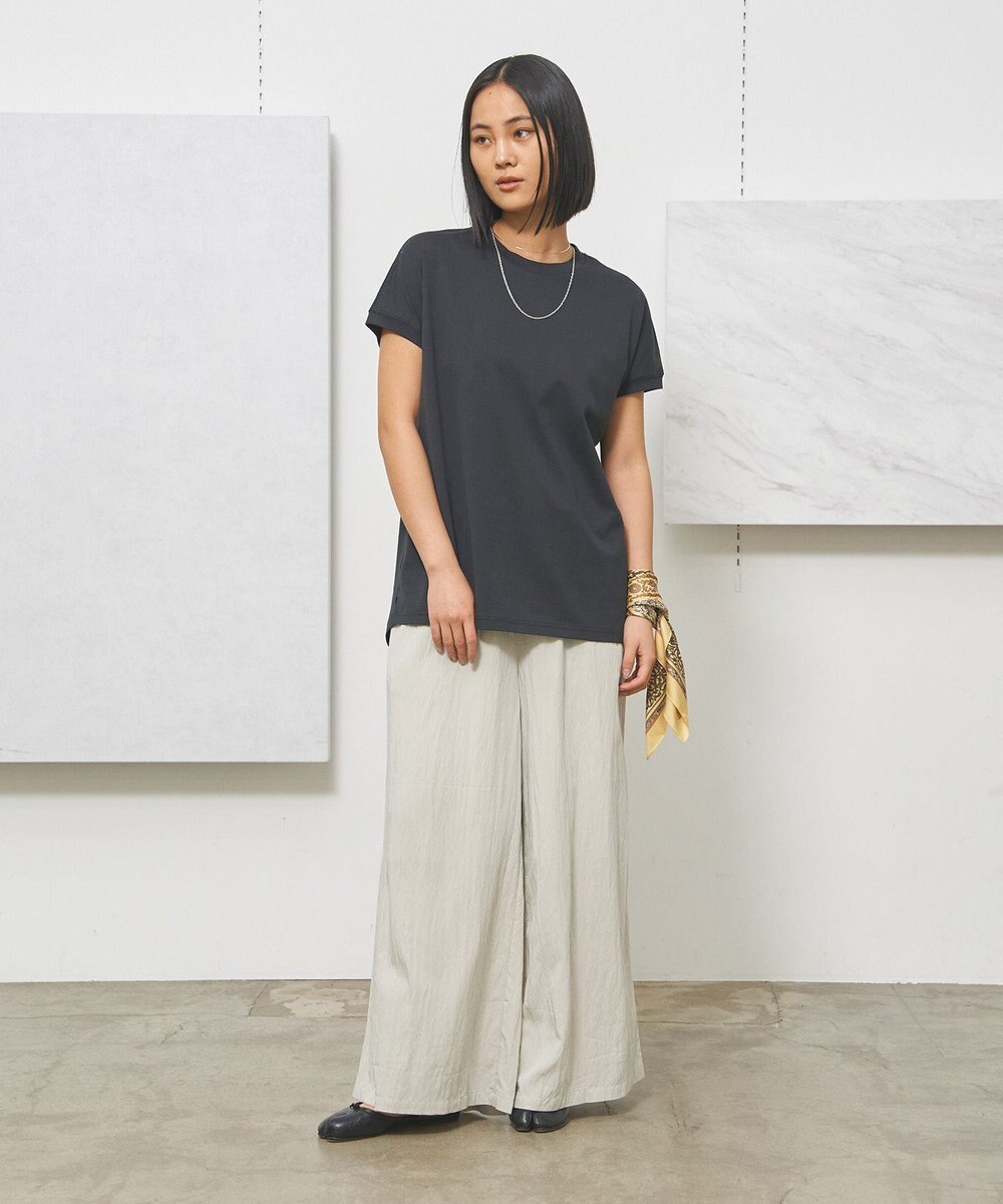 J.PRESS YORK STREET 【WOMEN】キャップスリーブ Tシャツ 