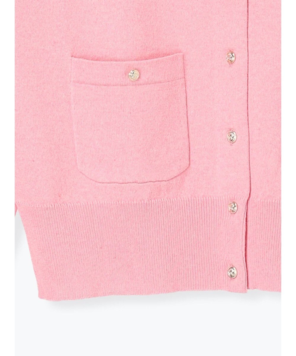 Te chichi ポケット付きクルーネックカーディガン 