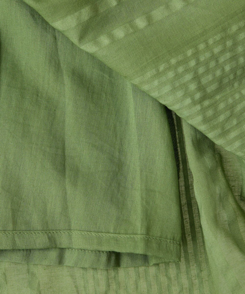 Green Parks Ｉ　シアーサッカーギャザースカート 