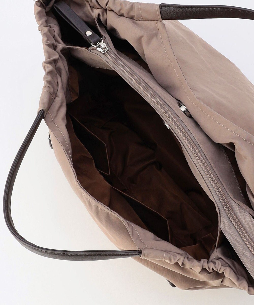 LA BAGAGERIE 【MONICA】サイドギャザー2WAYトートバッグ Mサイズ 