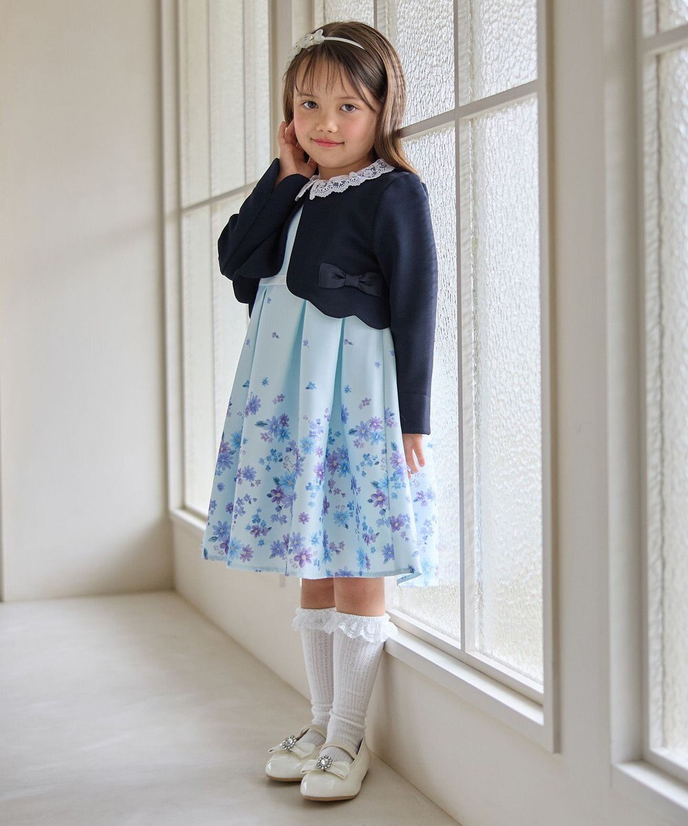 ANY KIDS リボン ボレロジャケット 