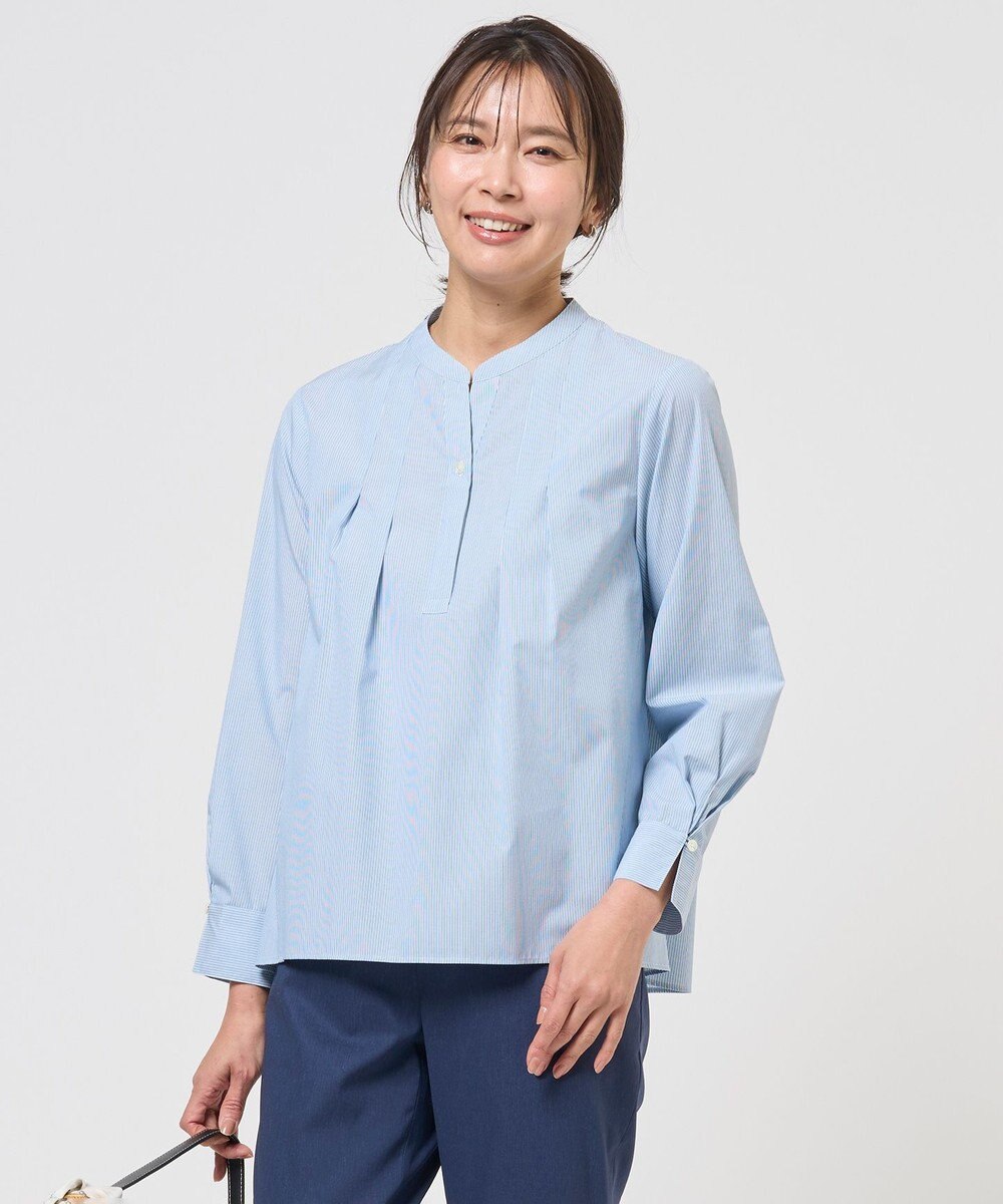 J.PRESS LADIES L 【WEB限定カラーあり】コンパクトエステネージュ スキッパー ブラウス 