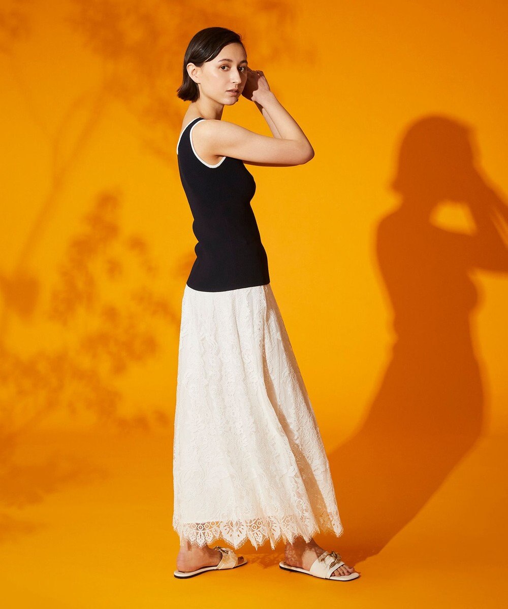 フラワーロングレーススカート / GRACE CONTINENTAL | ファッション