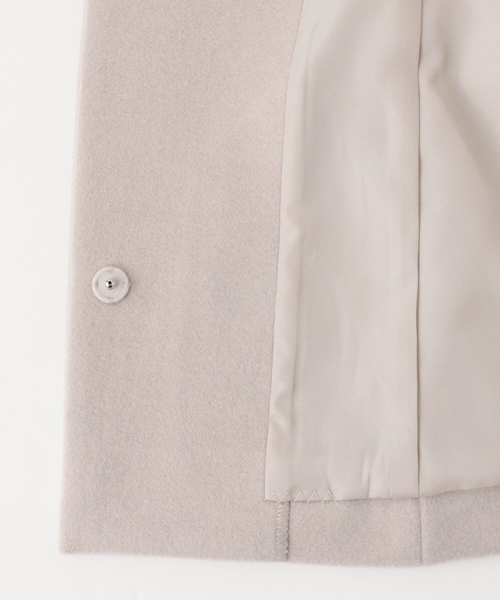 ANY SIS S 【低身長企画】ファインウールモッサスタンド ショート コート 