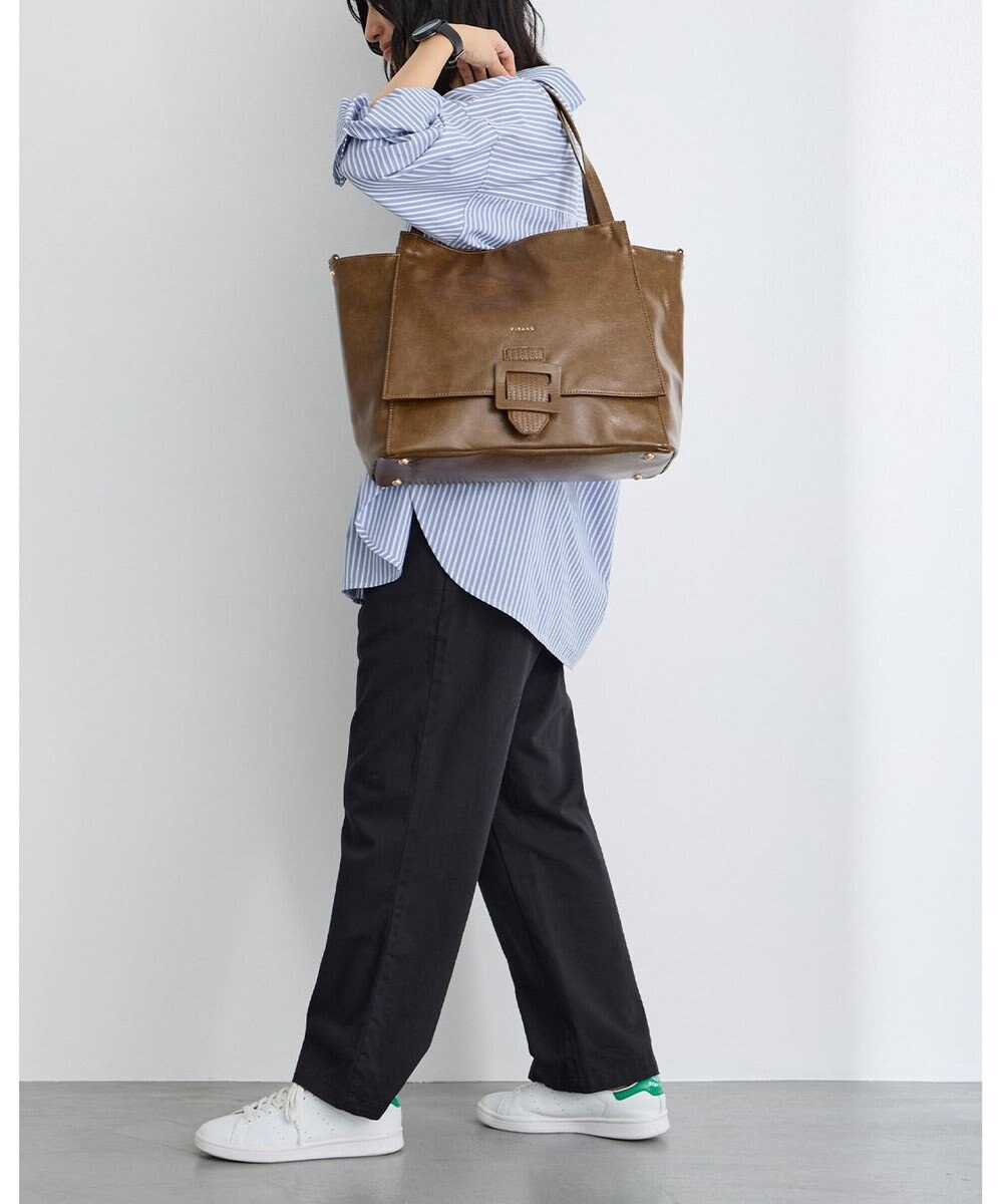 MioFIRANO バックル付きトートバッグ＆ショルダーバッグセット 2WAY A4サイズ対応　FIRANO フィラノ 