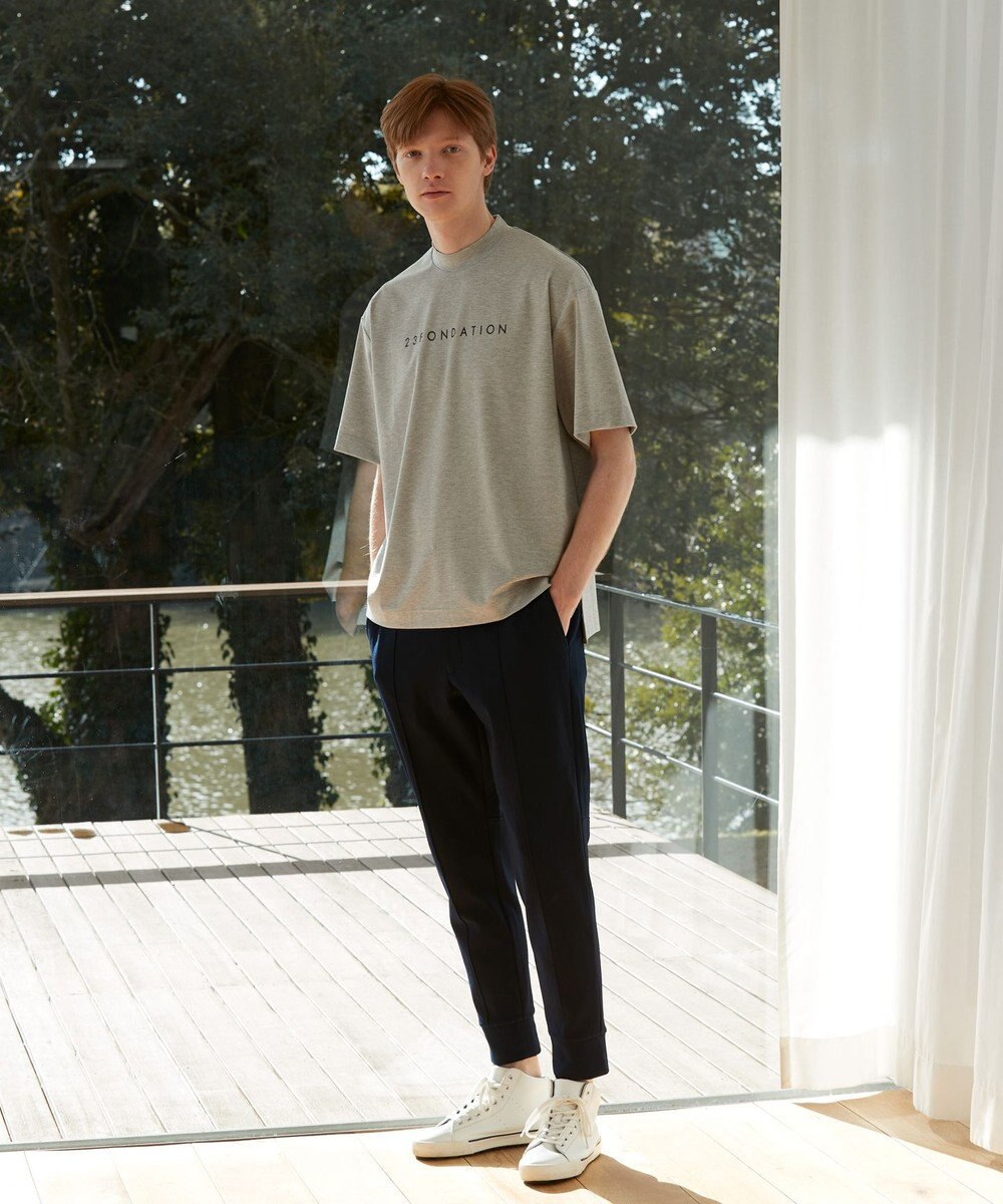 23区GOLF 【MEN】【23Fondation】半そで モックネックシャツ 