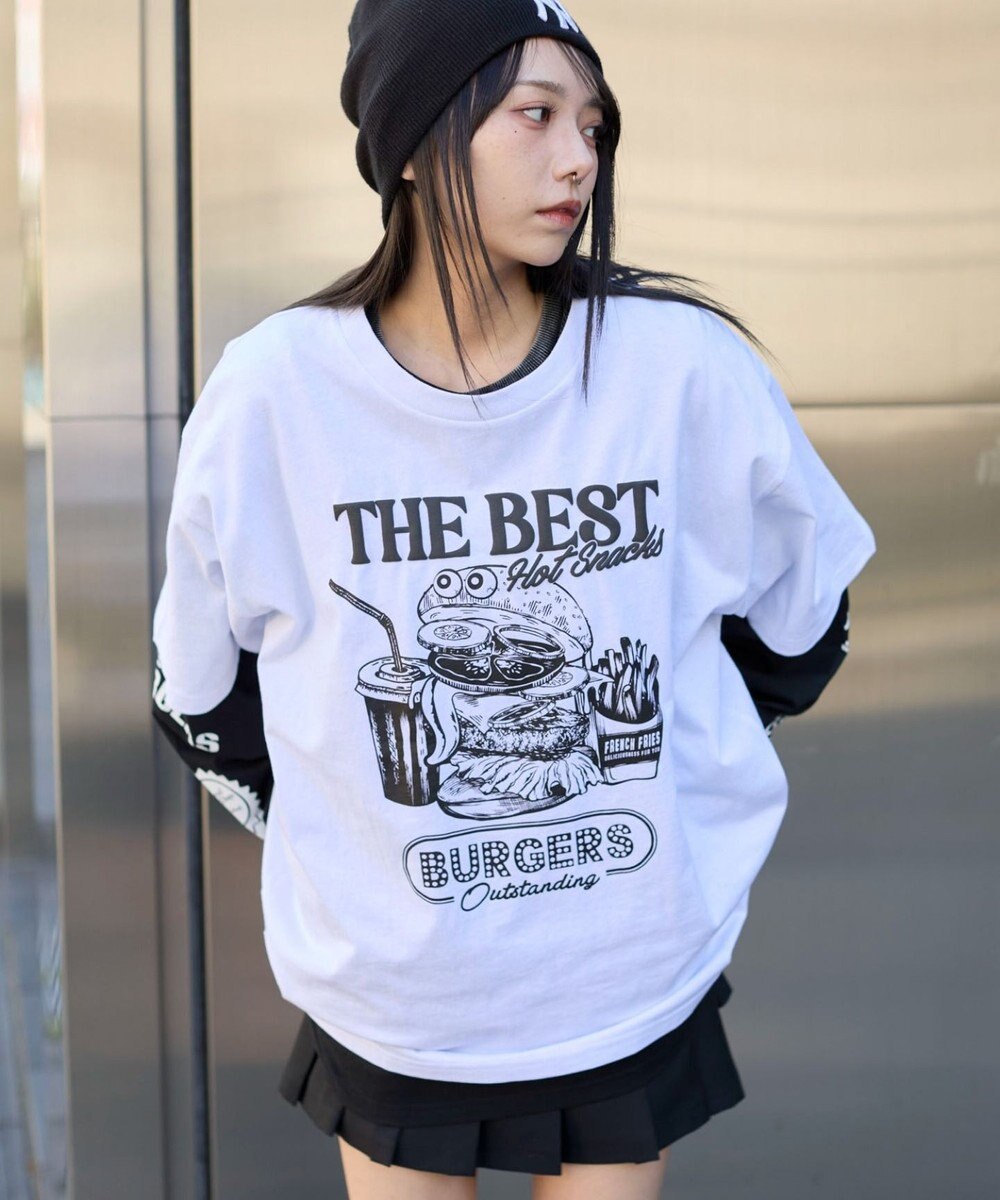 WEGO 【ユニセックス着用ITEM】グラフィックアンサンブルT（LS） 