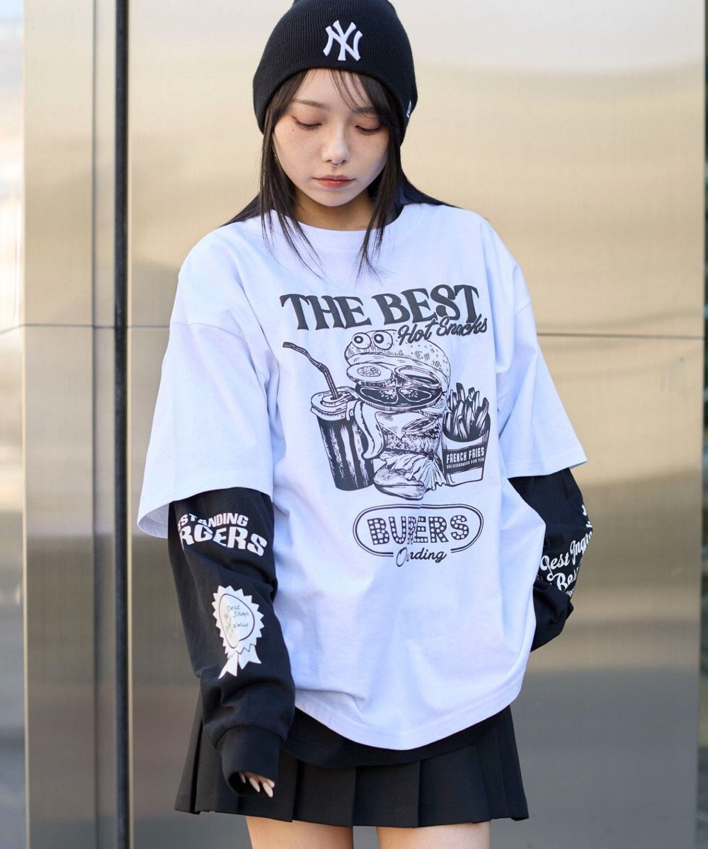 WEGO 【ユニセックス着用ITEM】グラフィックアンサンブルT（LS） 