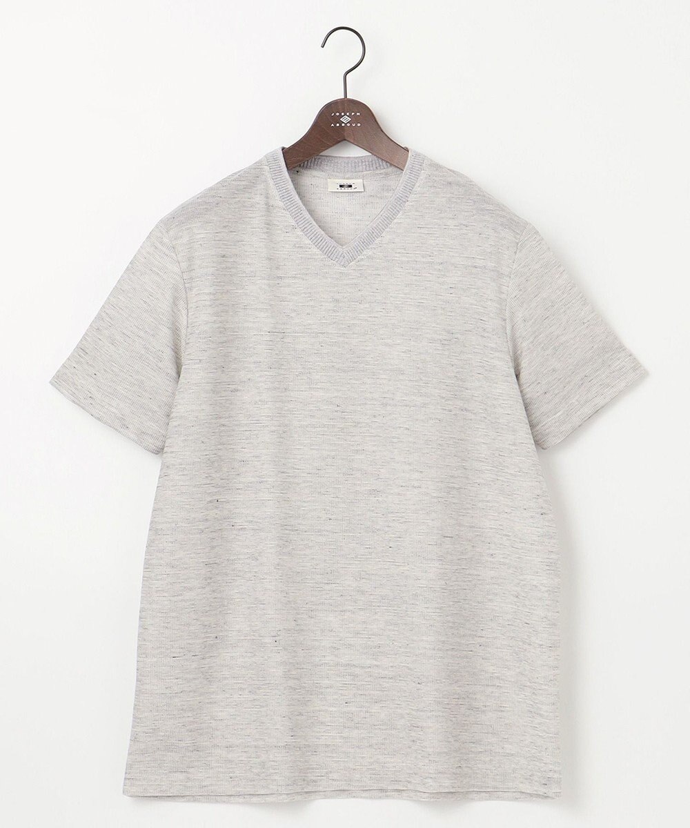 JOSEPH ABBOUD 【キングサイズ・吸水速乾/軽量】リネンTOPピケ Tシャツ 