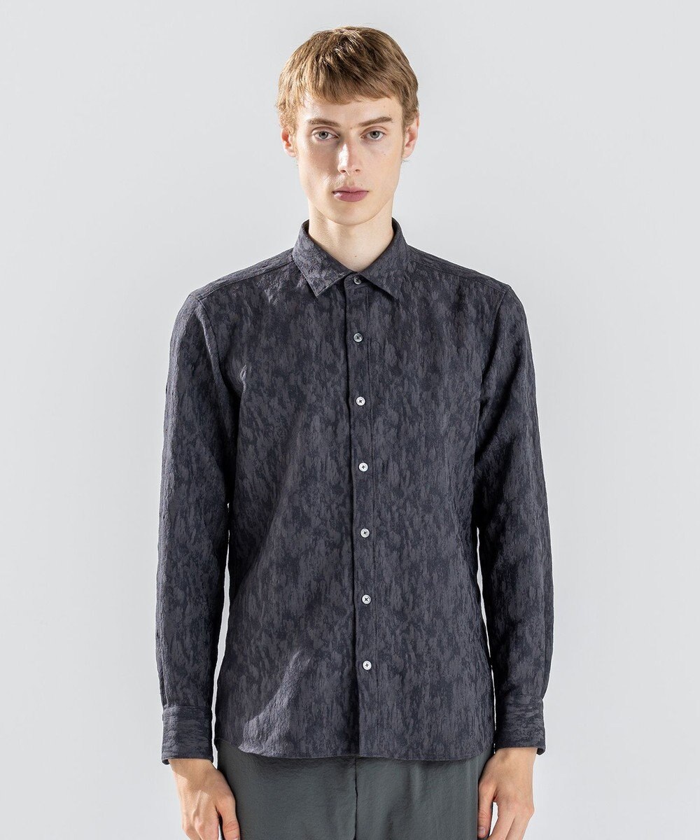 JOSEPH HOMME 【新素材】テクノスラブジャガード 　レギュラーカラーシャツ 