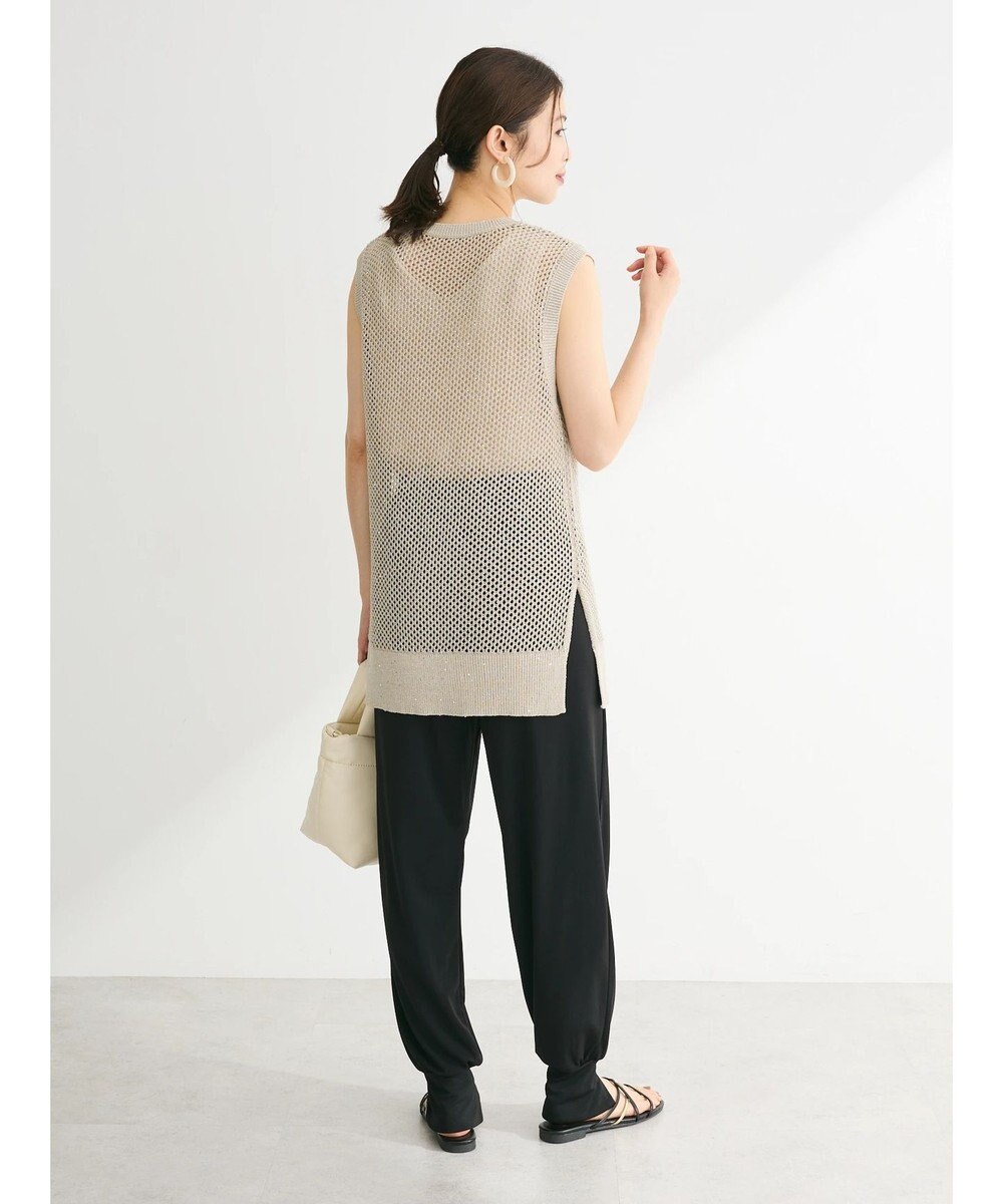 Green Parks スパンコールニットベスト 