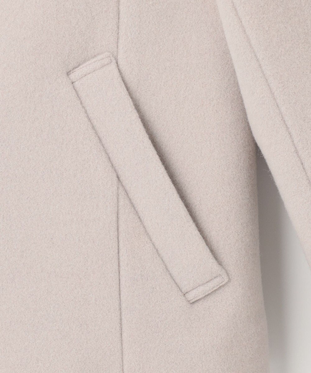 ANY SIS S 【低身長企画】ファインウールモッサスタンド ショート コート 