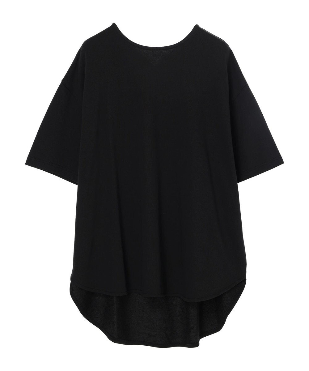 Green Parks ミニ裏毛バックカシュクール半袖チュニック 