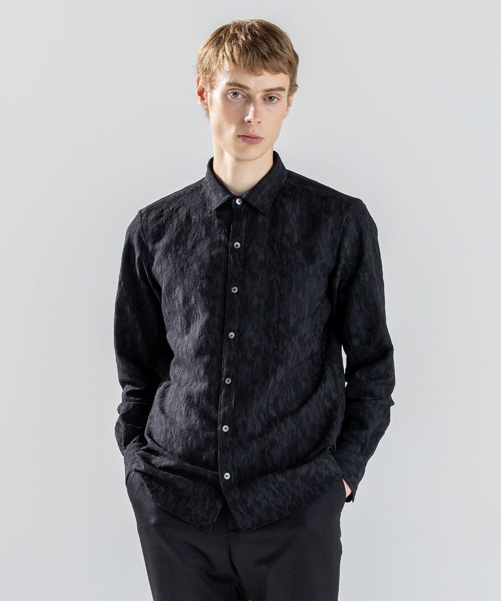 JOSEPH HOMME 【新素材】テクノスラブジャガード 　レギュラーカラーシャツ 