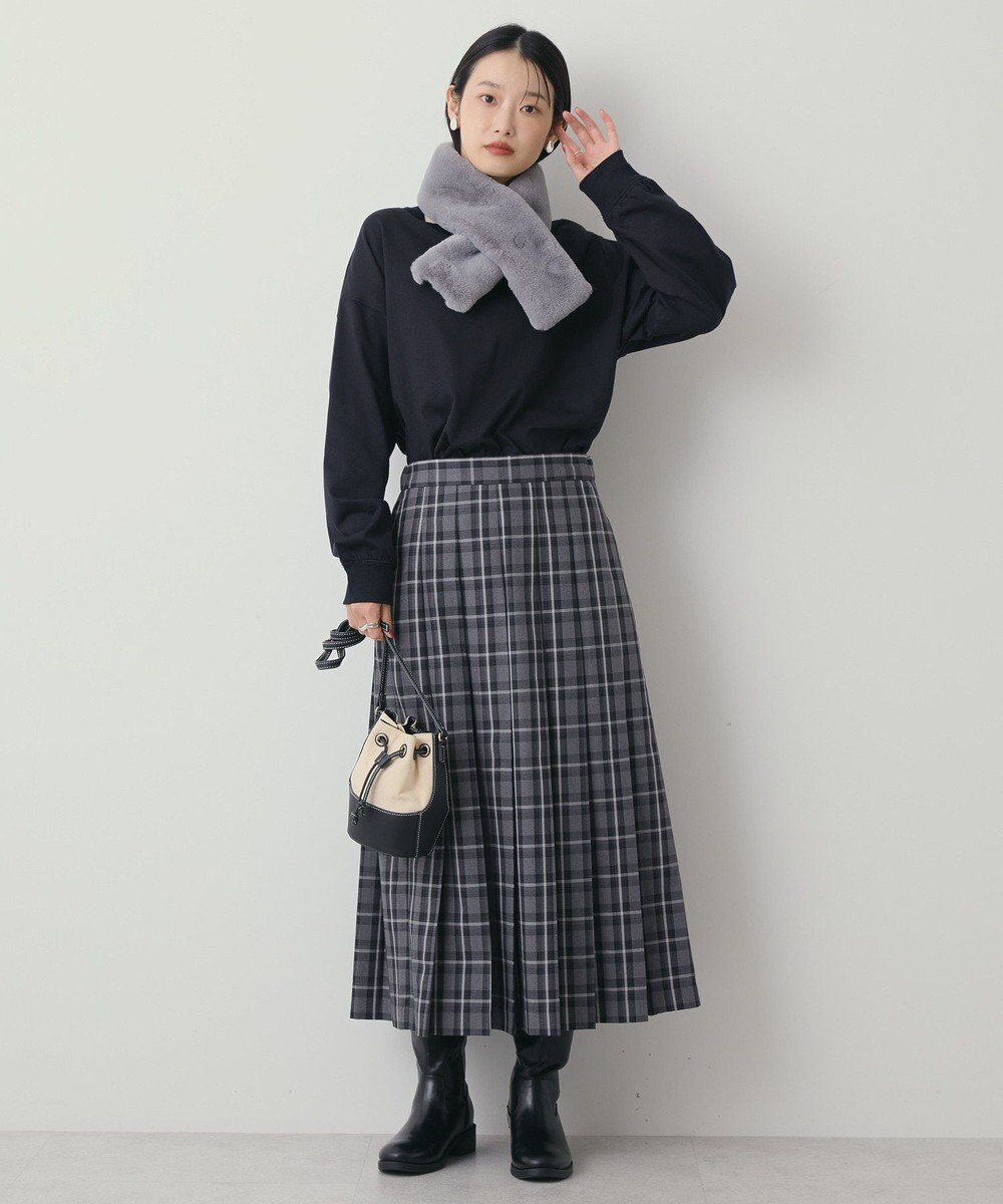 AMERICAN HOLIC T/Rタータンチェックプリーツスカート 