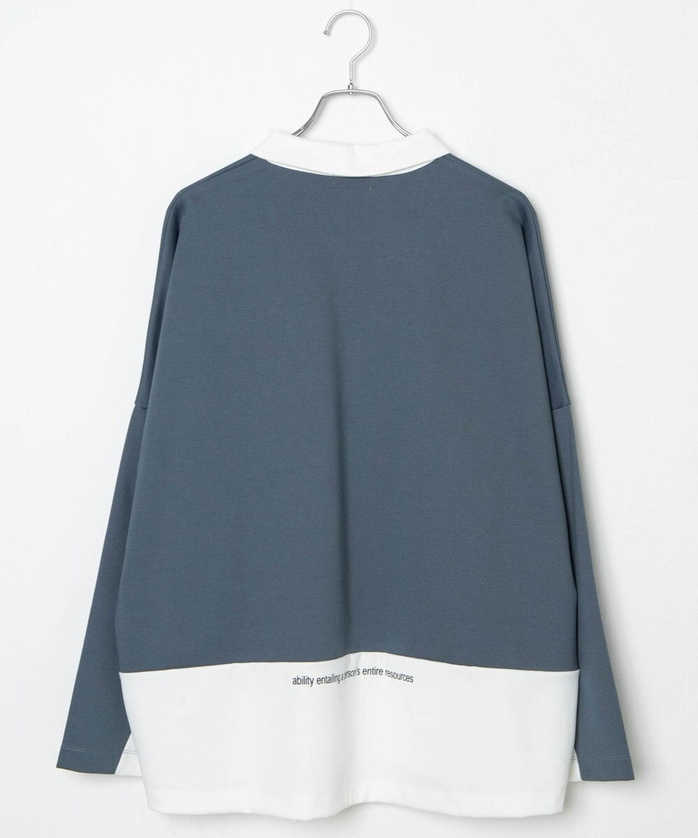 WEGO ドルマンポンチハーフジップロンT 