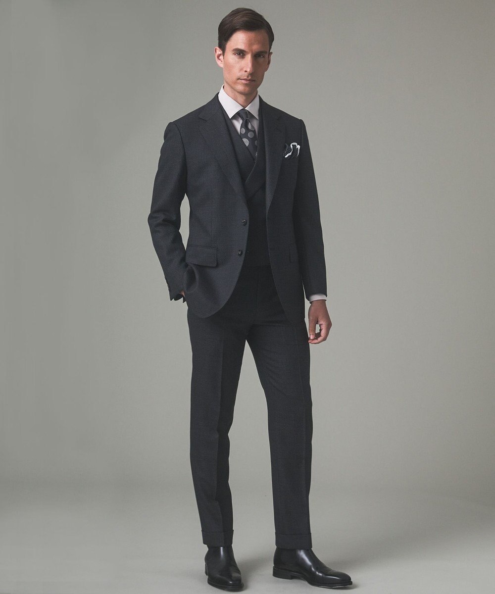 GOTAIRIKU 【形態安定】PREMIUMPLEATS_レギュラーカラー 通年ドレスシャツ_アイボリー(25年春夏モデル) 