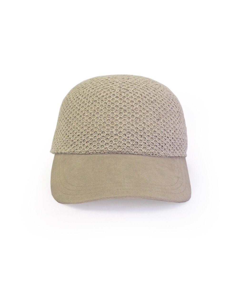 ATRENA 【日本製】つばスエードキャップ 