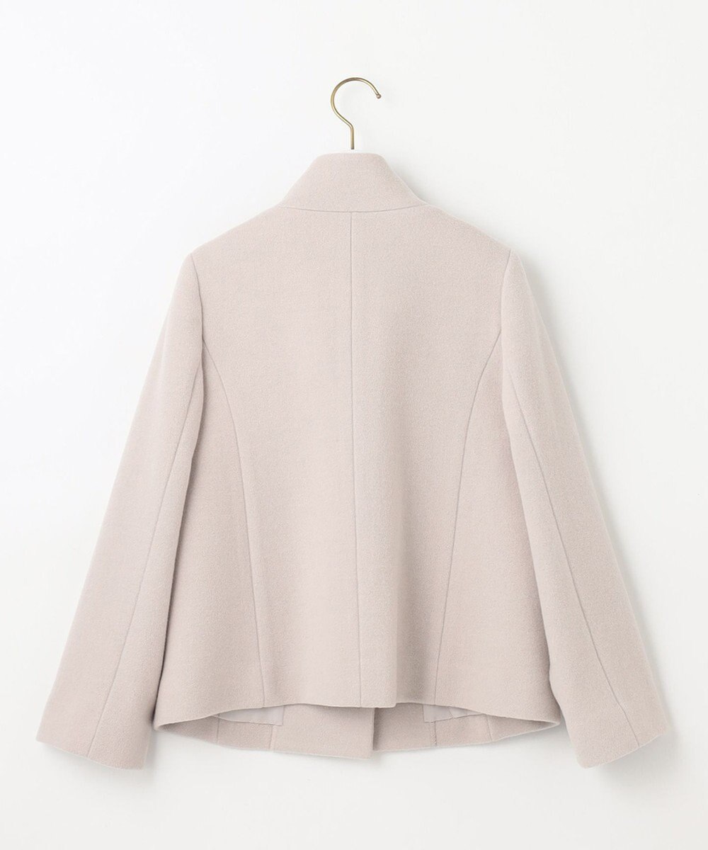 ANY SIS S 【低身長企画】ファインウールモッサスタンド ショート コート 