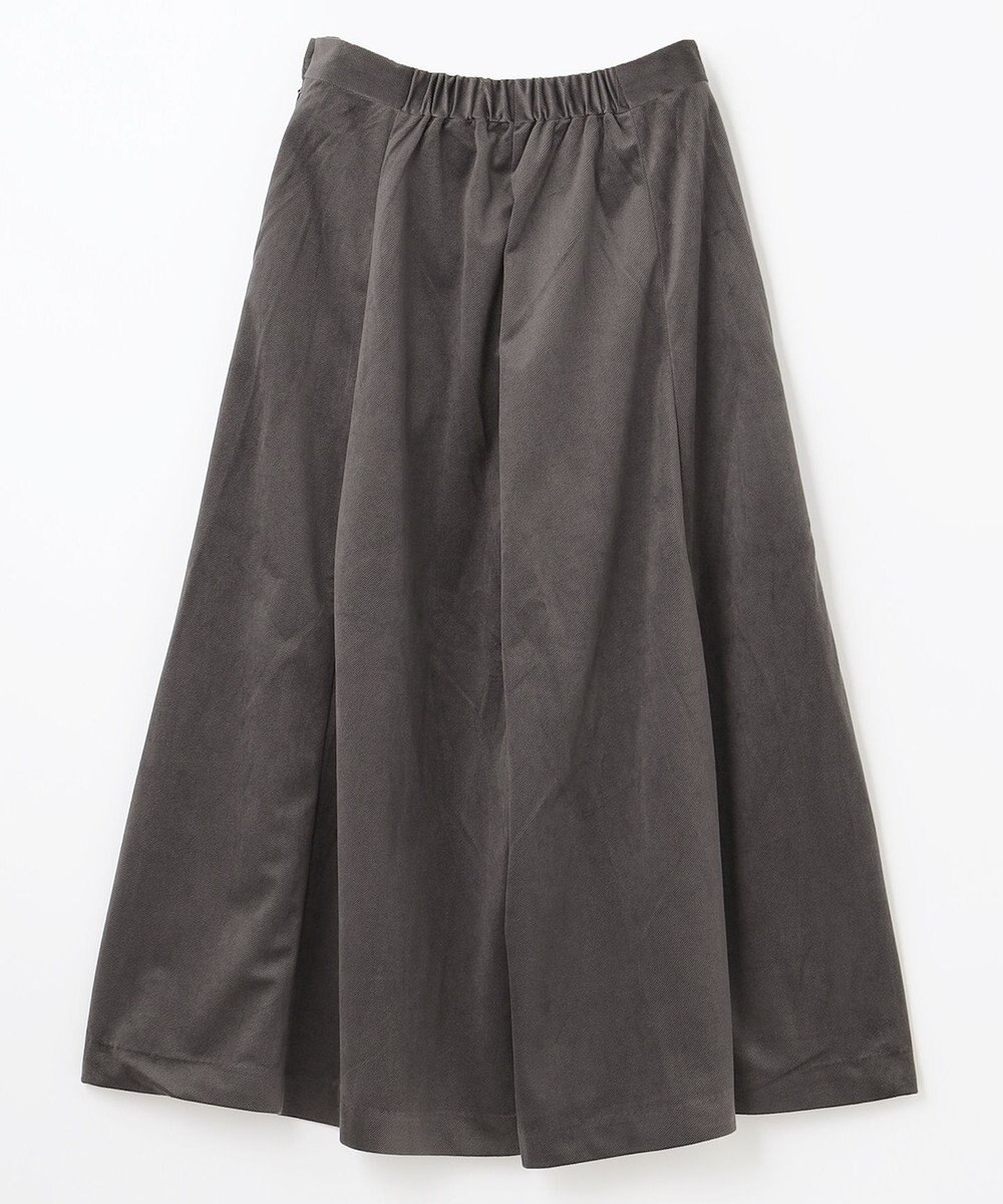 ANY 【洗濯機可】エステルベロア ガウチョパンツ 