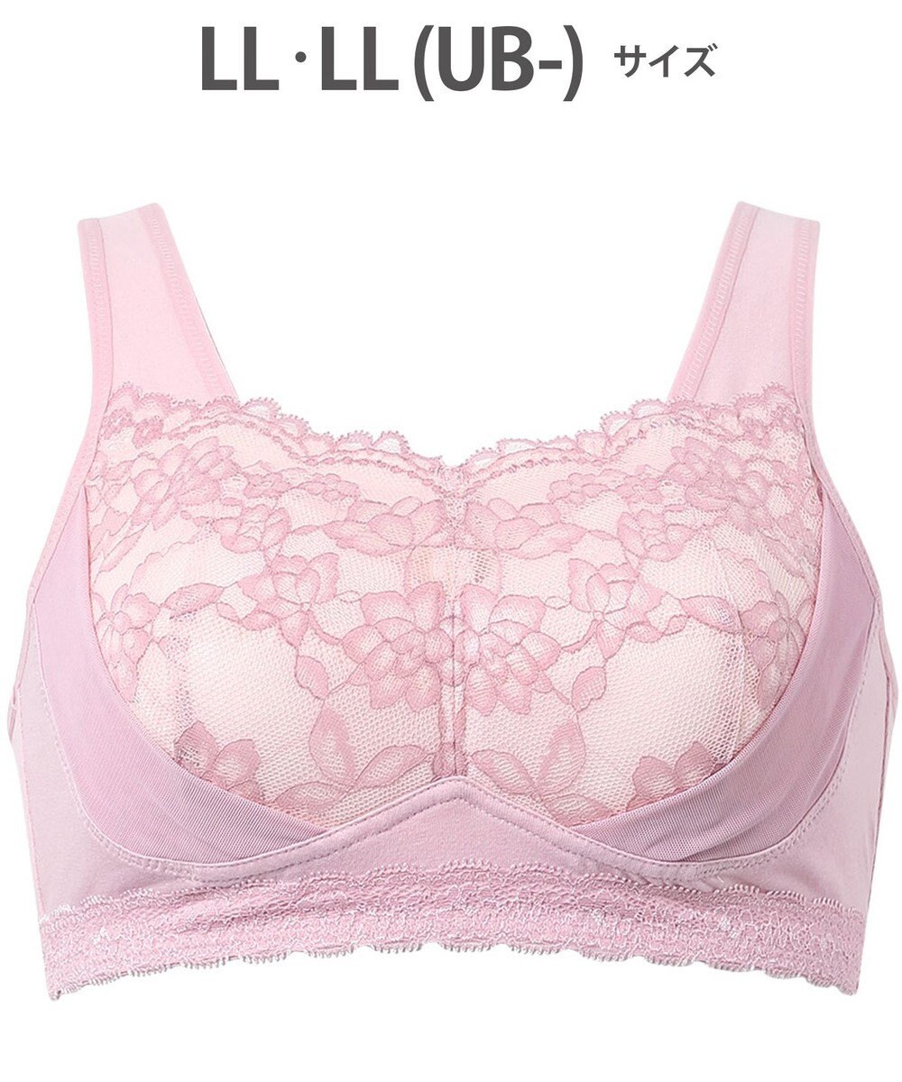 WACOAL 【ナイトアップブラ】 動画クリエイター nanakoななこさんコラボカラー登場 ナイトブラ 綿混(本体) 就寝時用 3Lまで対応 大きいサイズ ノンワイヤー レディース BRA166 /ワコール 
