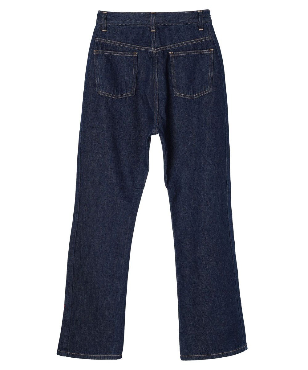 Green Parks ・Ｄｏｕｂｌｅ　Ｆｌａｇｓ　ハート刺繍フレアデニム 