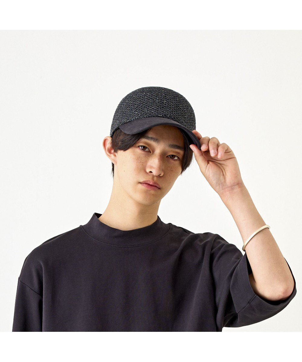 ATRENA 【日本製】つばスエードキャップ 