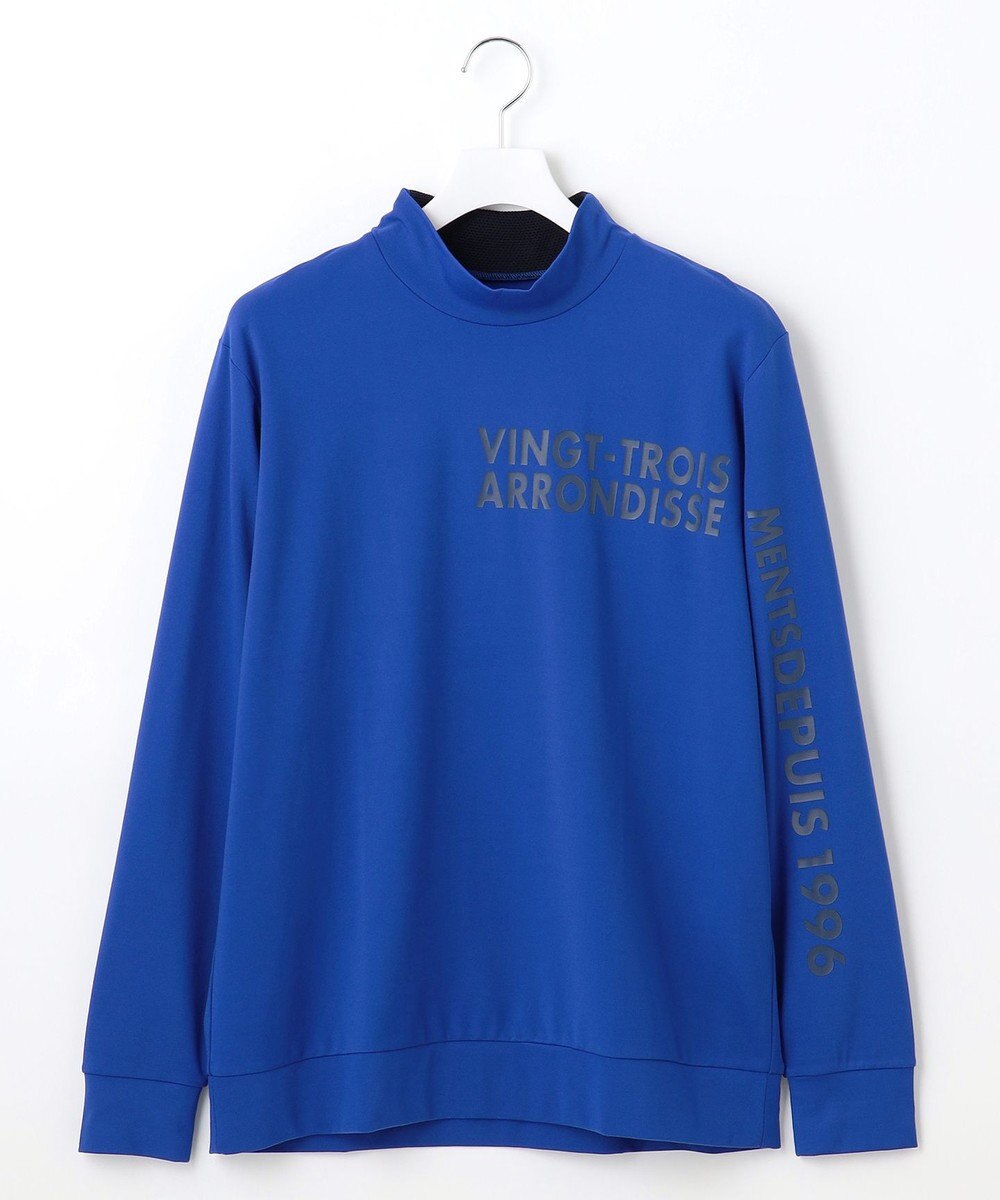 23区GOLF 【MEN】【吸水速乾/UVカット】スポーティ モックネックシャツ 