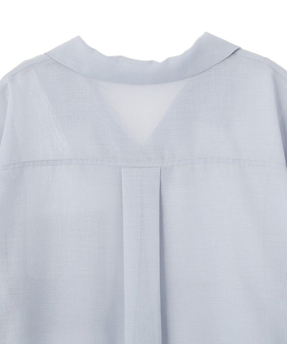 AMERICAN HOLIC シアーショート丈開襟シャツ 