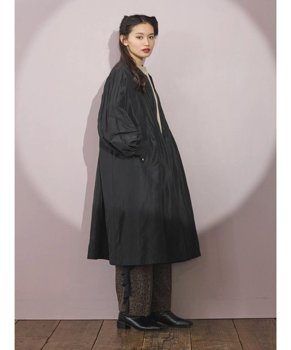 Green Parks ■ＥＳＣＡＲ　ピンタックミリタリーロングコート 