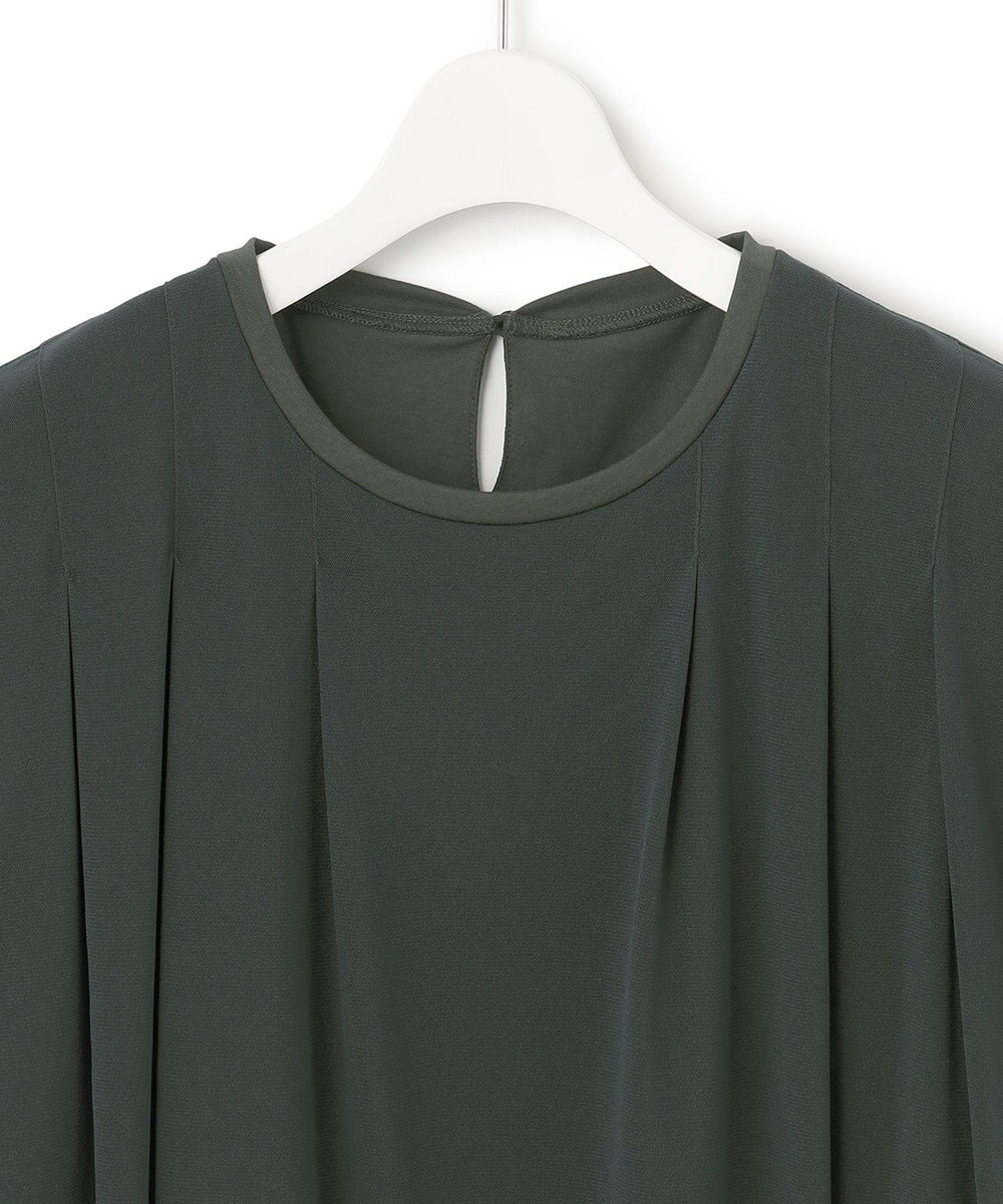 23区 【洗える】チュールコンビジャージー シアー カットソー 