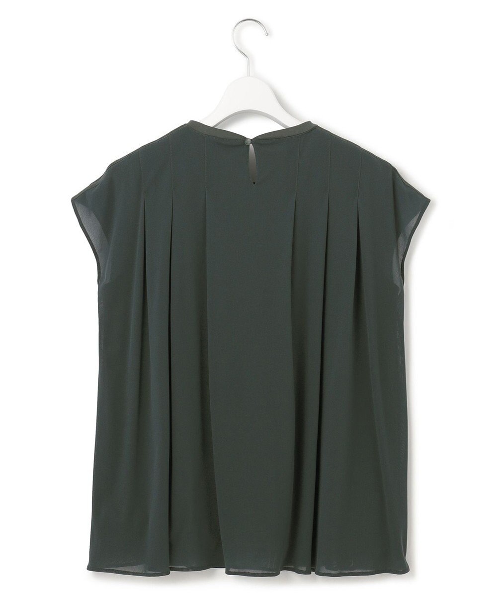 23区 【洗える】チュールコンビジャージー シアー カットソー 