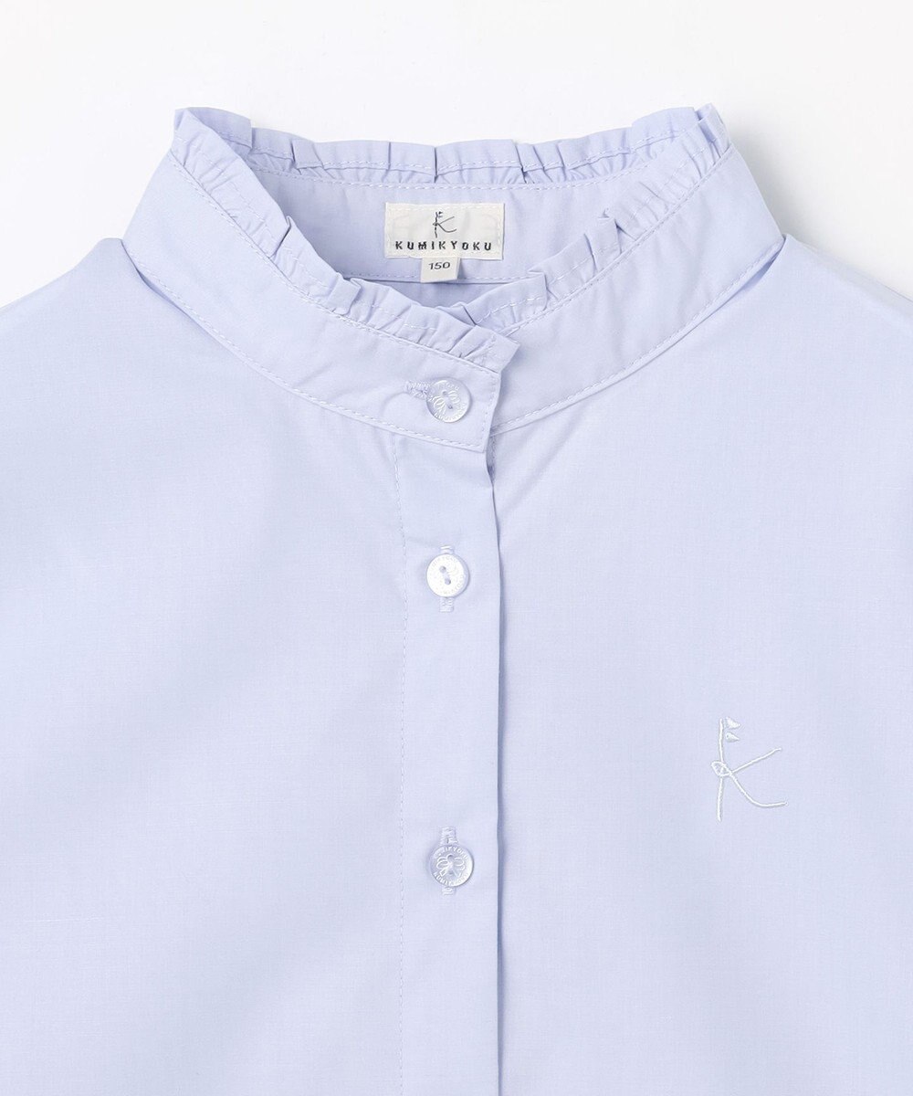 組曲 KIDS 【150-170㎝】 レースリボンタイブラウス 